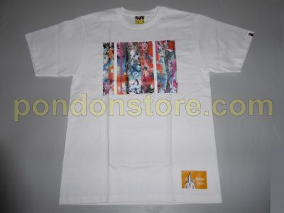 A BATHING APE : bape x futura picture white tee 01 [Pondon Store]