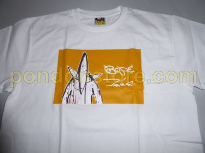 A BATHING APE : bape x futura white/orange tee 03 [Pondon Store]