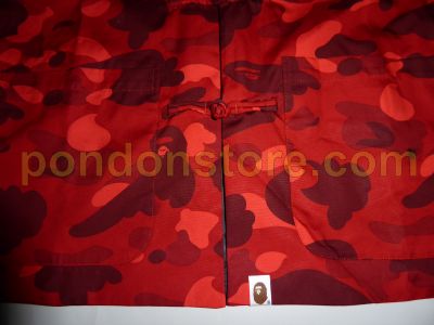 A BATHING APE : bape color camo china jacket red [Pondon Store]