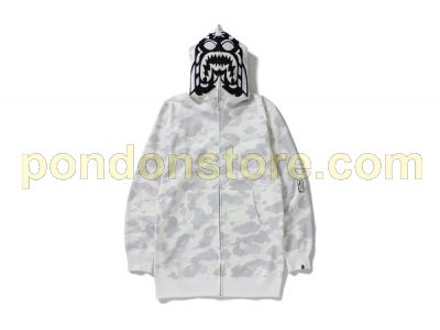 bape white tiger hoodie