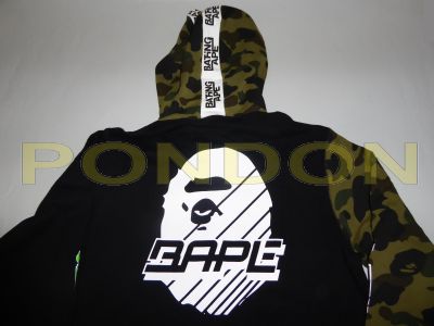 A BATHING APE : bmx mask zip hoody black [Pondon Store]