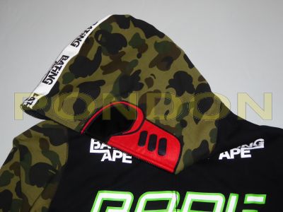 A BATHING APE : bmx mask zip hoody black [Pondon Store]