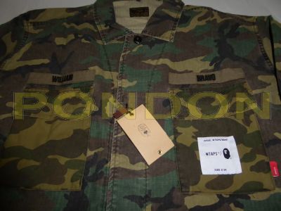 A BATHING APE : Wtaps bape jungle long sleeve shirt [Pondon Store]