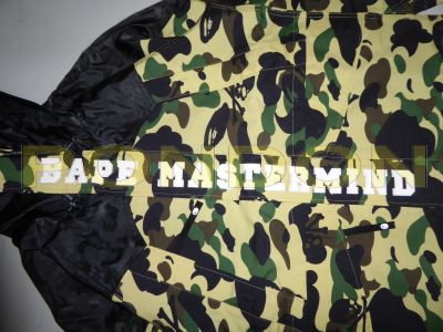 A BATHING APE : bape x mastermind JAPAN snowboard jacket yellow