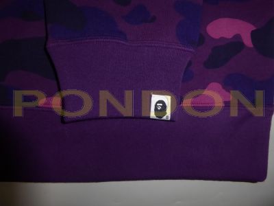 Bape color camo online college pullover hoodie purpl