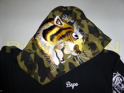 Bape deals tiger embroidery