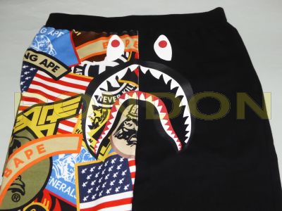 A BATHING APE : patched shark sweat pants [Pondon Store]