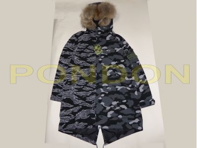 A BATHING APE : bape x undefeated m-51 hoodie jacket [Pondon Store]