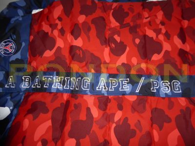 A BATHING APE : bape x PSG long down jacket [Pondon Store]