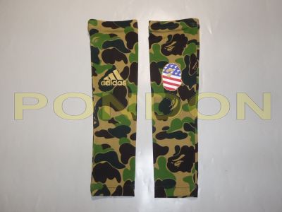 A BATHING APE : adidas x bape football arm sleeve bape green