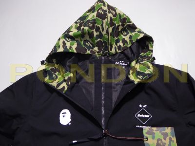 A BATHING APE : bape x fcrb separate practice jacket black [Pondon