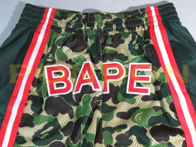 Bape abc hot sale basketball shorts