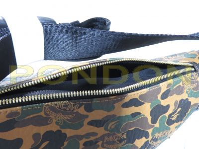 A BATHING APE : mcm x bape mcm camo belt bag [Pondon Store]