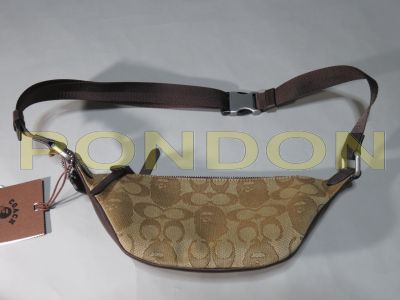 A BATHING APE : bape x coach rivington belt bag bige [Pondon Store]