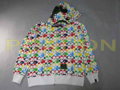 Bape coach shark discount hoodie