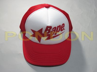 A BATHING APE : bape sta mesh cap red [Pondon Store]