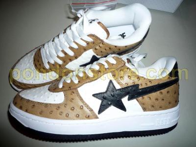 APE BAPESTA with Ostrich skin Embossed 
