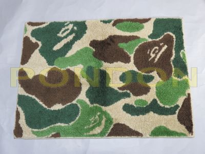 A BATHING APE : abc camo rug mat green ver.1 [Pondon Store]