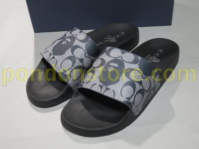 A BATHING APE : bape x coach slide sandals [Pondon Store]