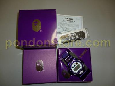 A BATHING APE : G-SHOCK x bape dw6900 purple watch casio [Pondon