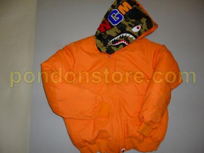 bape orange jacket