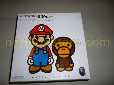 A BATHING APE : bape x NINTENDO DS lite gold limited milo MARIO ver [Pondon  Store]