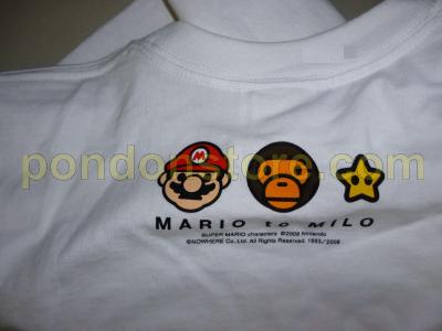 Bape mario shirt best sale