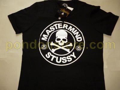 mastermind japan : mastermind Japan x stussy circle logo black tee