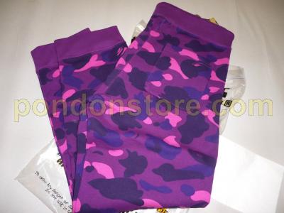 bape purple camo sweatpants