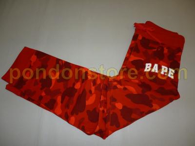 red bape sweatpants