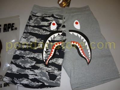 grey and camo bape shorts