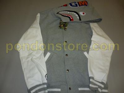 bape shark varsity jacket