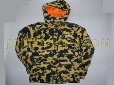 bape 1st camo down jacket