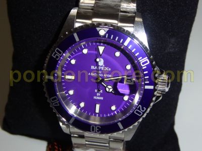 A BATHING APE : bapex type1 metallic purple bape watch [Pondon Store]