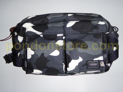 Bape x porter online waist bag