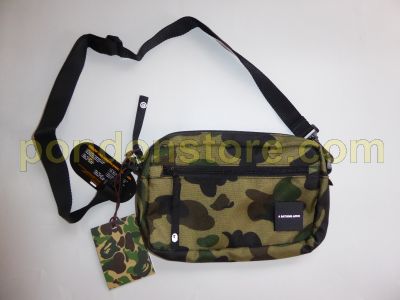 bape 1st camo shoulder bag