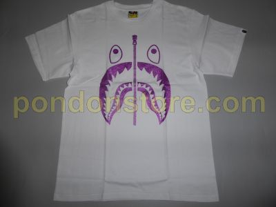 bape glitter shark tee