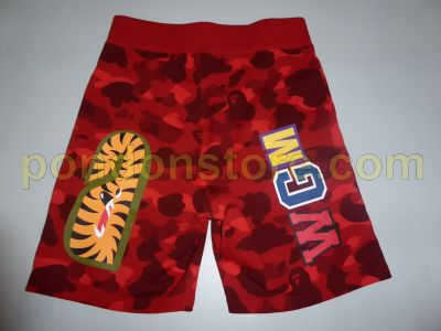 red bape shorts