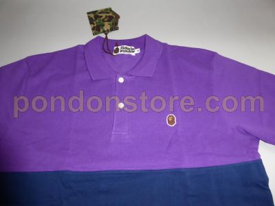 bape polo purple