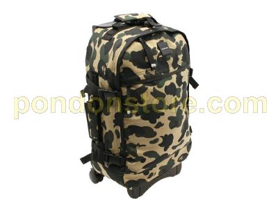 A BATHING APE bape x cordura travel luggage 1st camo yellow Pondon Store