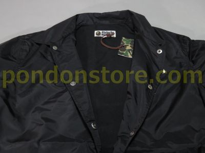 bape coach jacket black