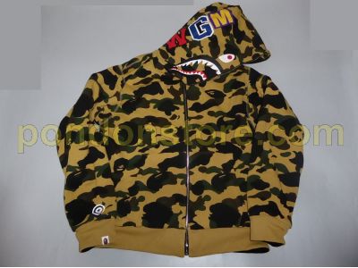 bape reversible shark hoodie